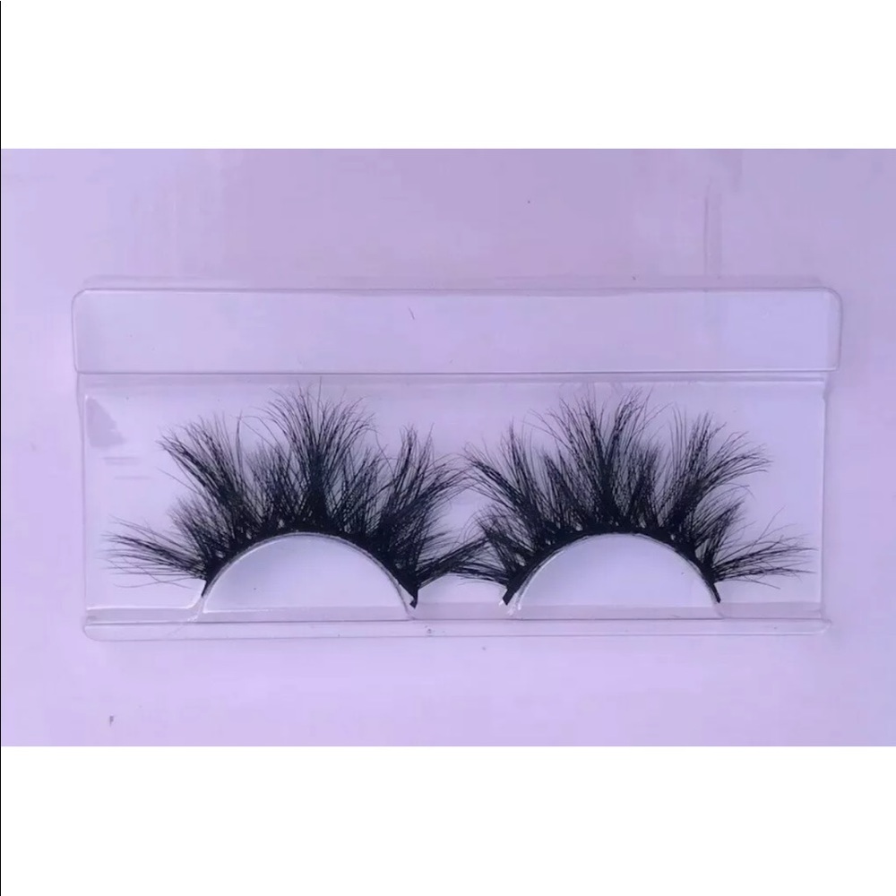 Natural 25mm Mink Lash Fluffy 3D Dramatic